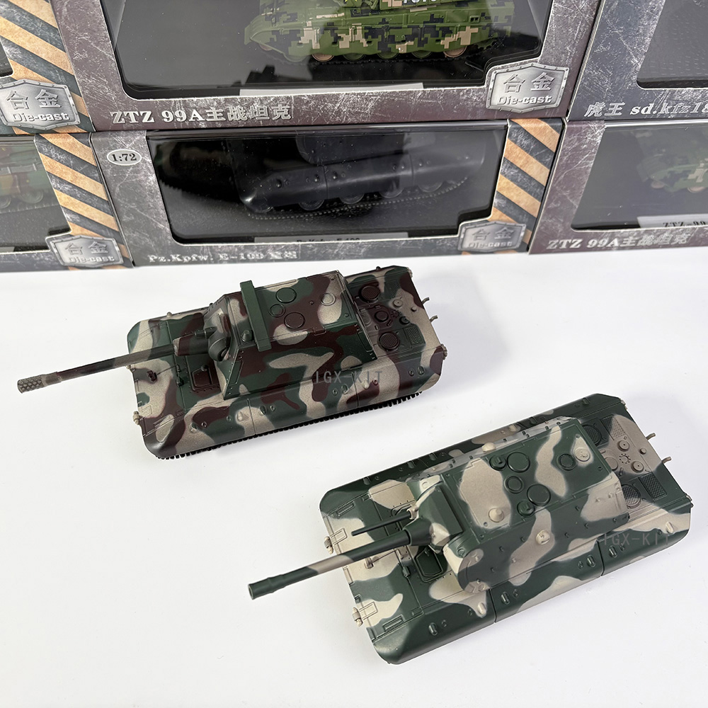 Model Kit Tank - 1/72 schaal Duitse E-100 zware tank