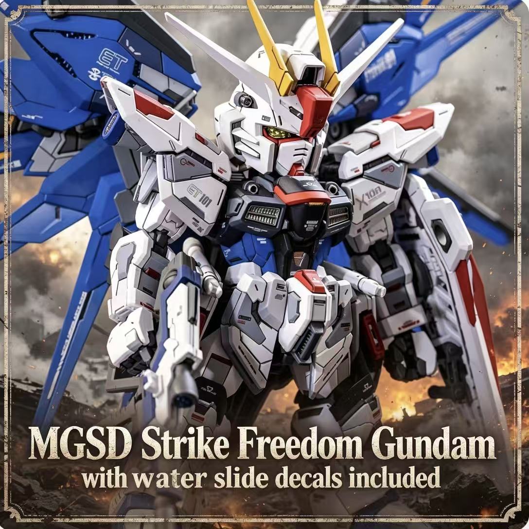 Gundam Model Mg - X10A GaogaoMGSD Q-versie Strike Freedom Gundam-assemblagemodel,