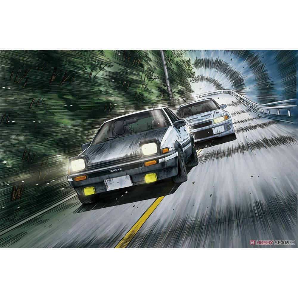 Model Kit Initial D - Prefab gemonteerd model Aoshima-05954-A 1/24 Initial