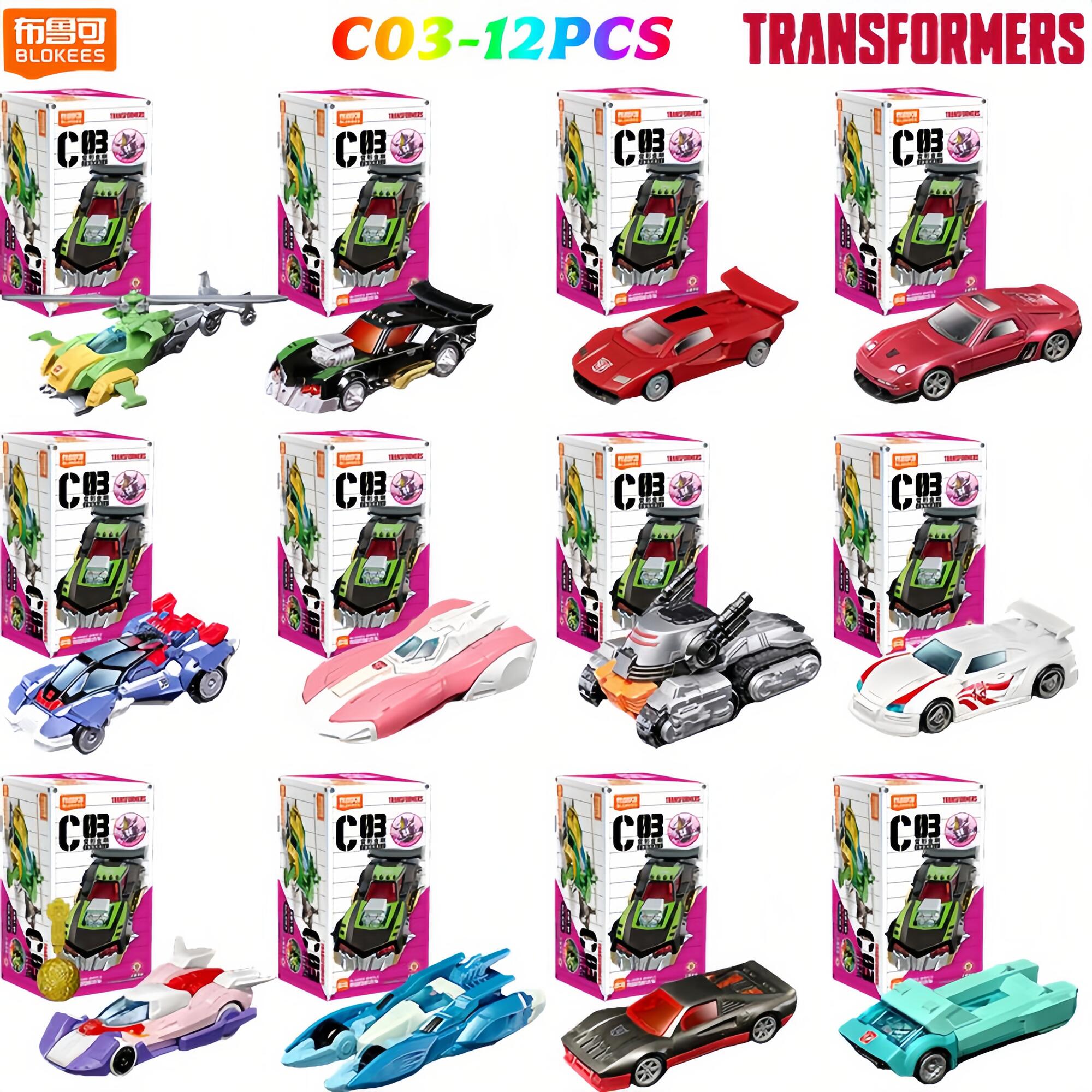 Model Kit Rodimus - Blokees Transformers C03 12 stuks Optimus
