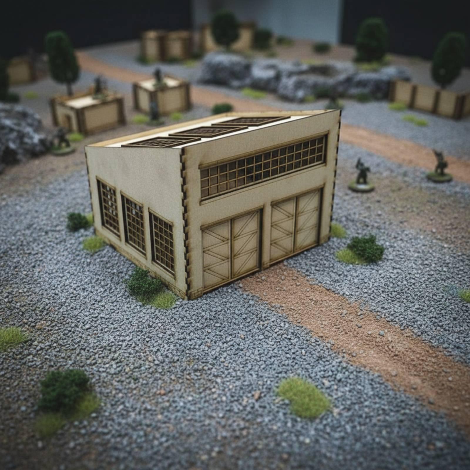 Model Kit Tank - Oorlogsvoertuig Reparatiefabriek Model Afneembaar dak Schaal