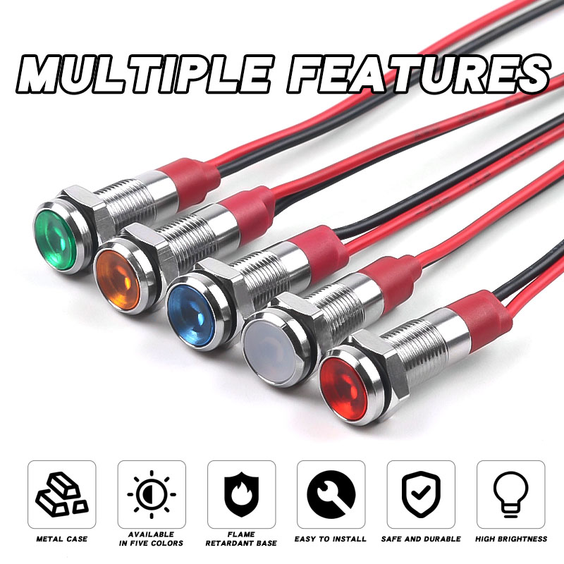 6mm Metalen LED Indicator Lich - Panel Line Marker recensie en prijs