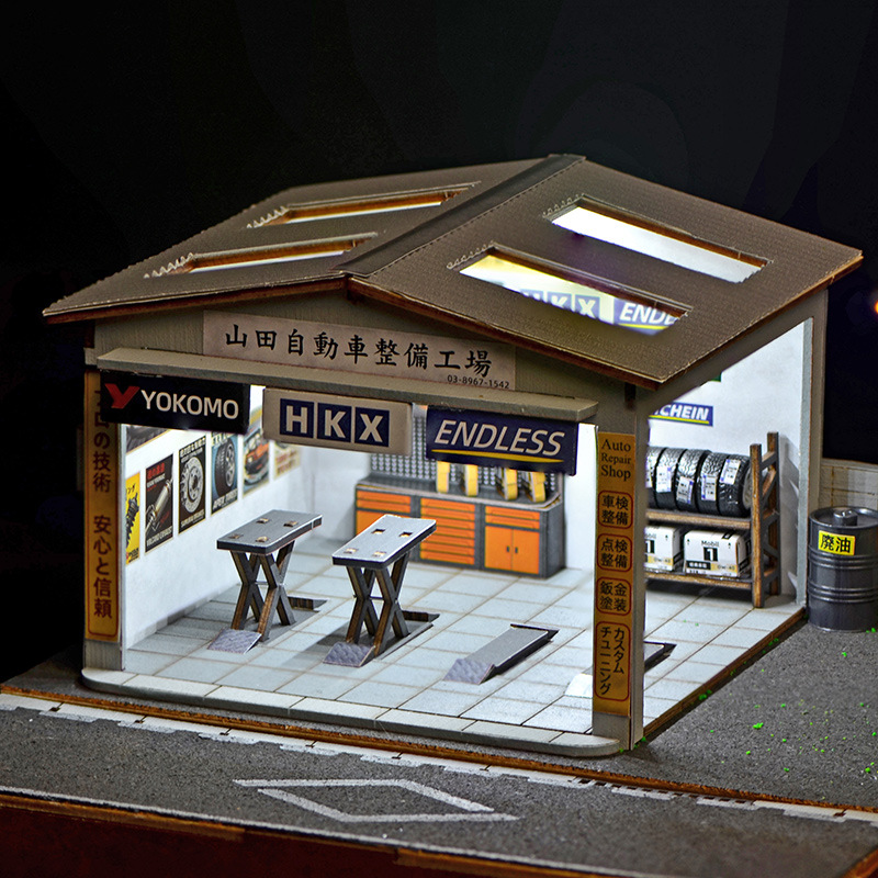 1:64 Schaal DIY Autoreparatiew - Model Kit Led recensie en prijs