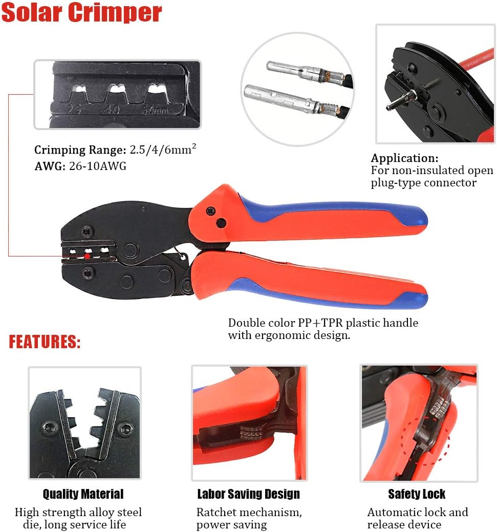 Zonnepaneel PV-kabel krimptang - Panel Line Marker recensie en prijs