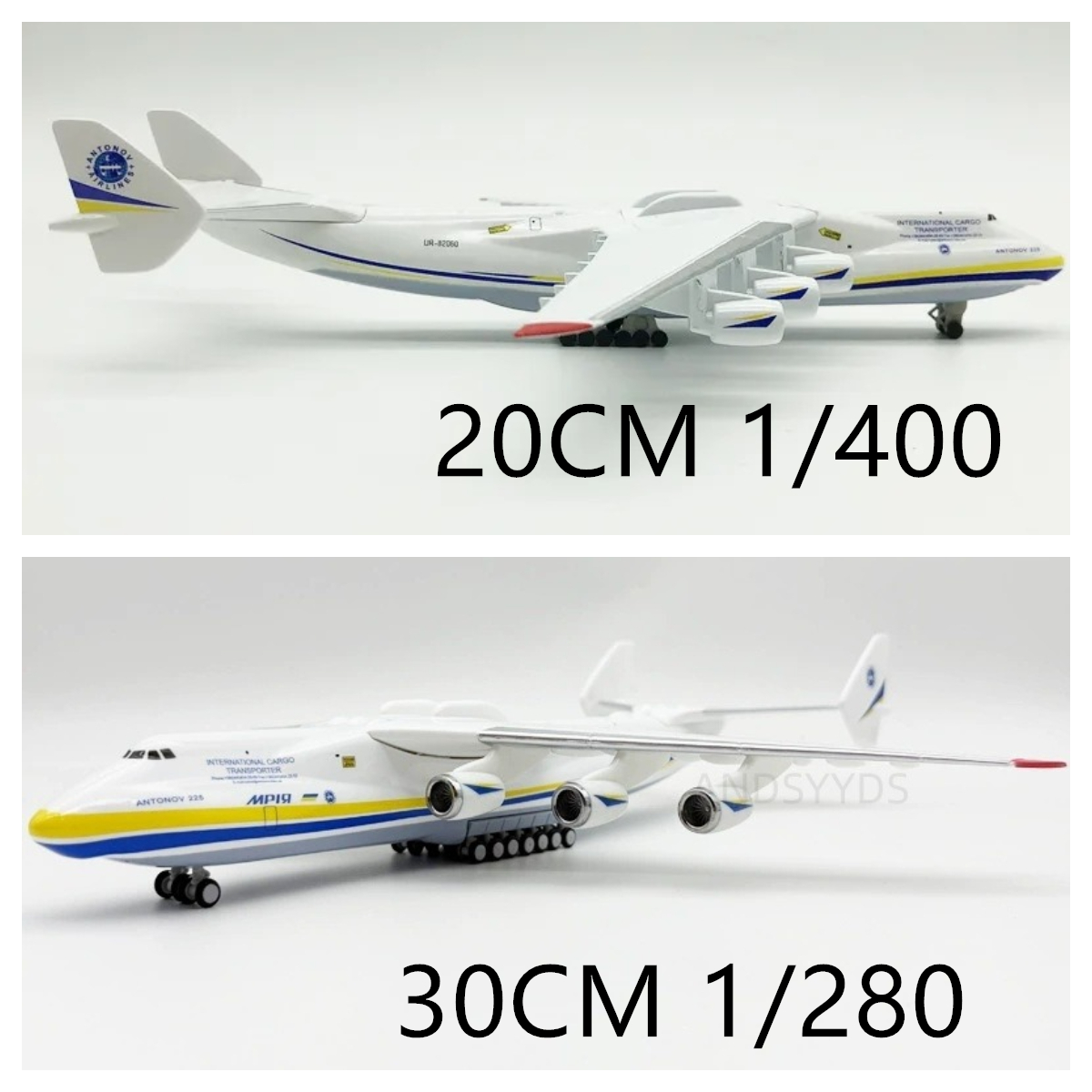 Oekraïne Antonov AN225 Mriya 2 - Model Kit Ukraine recensie en prijs