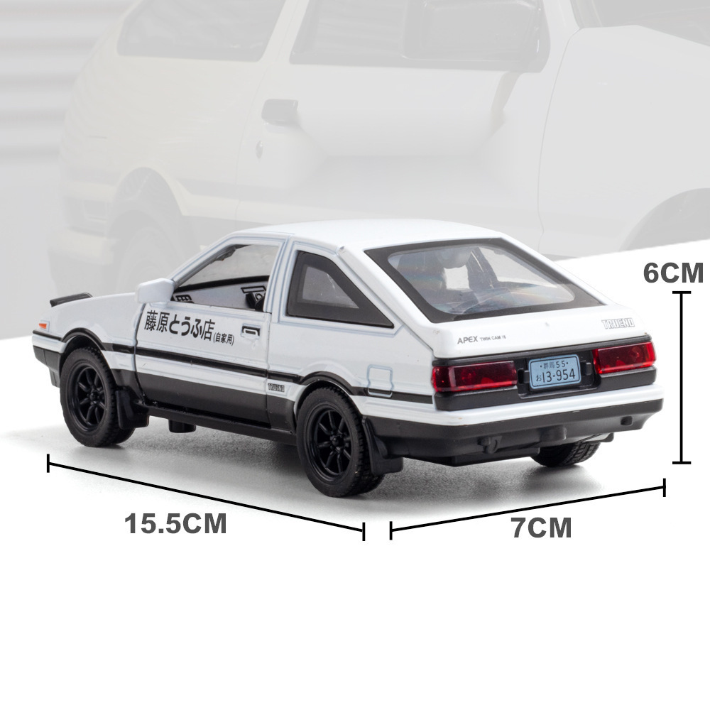 1:32 INITIAL D AE86 Automodel  - Model Kit Initial D recensie en prijs