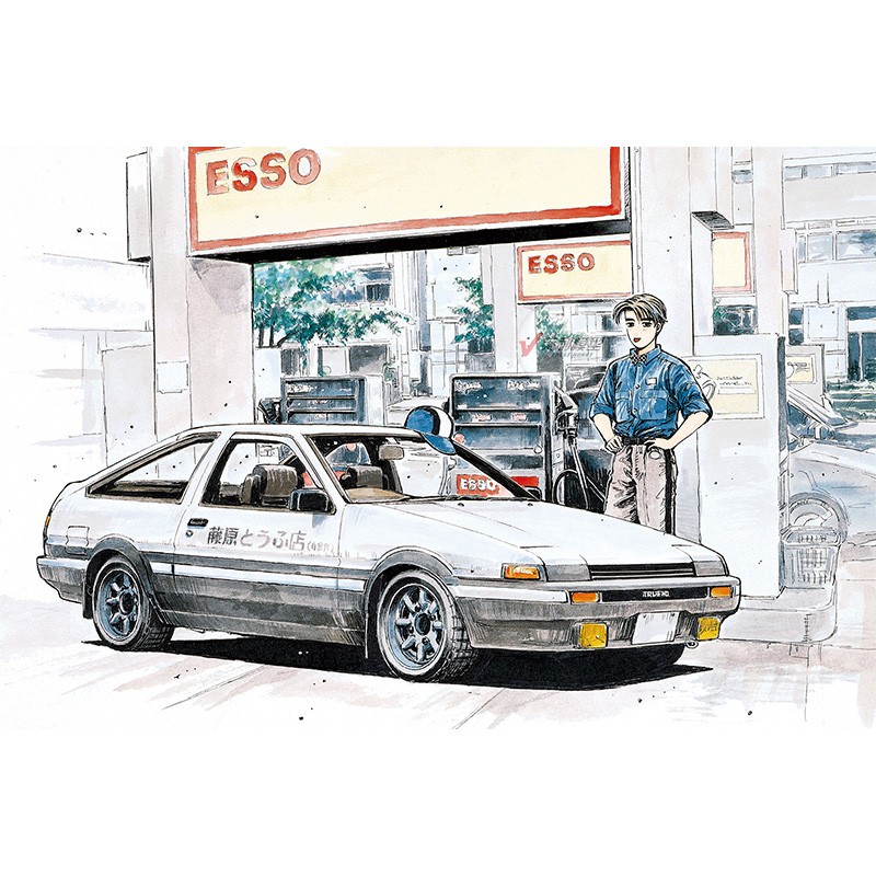 Geprefabriceerd assemblagemode - Model Kit Initial D recensie en prijs