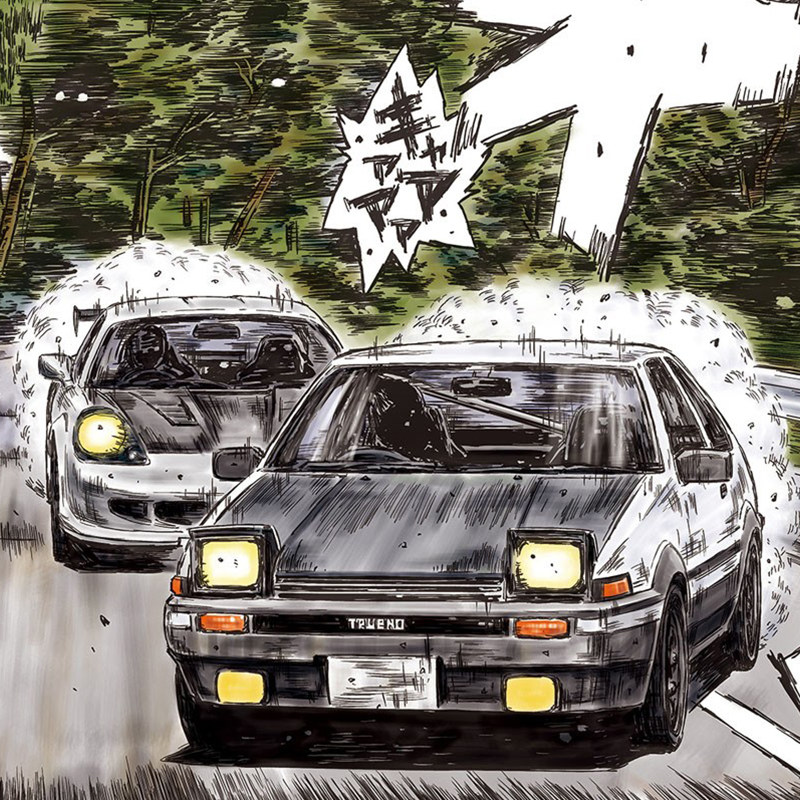 Statische assemblage automodel - Model Kit Initial D recensie en prijs