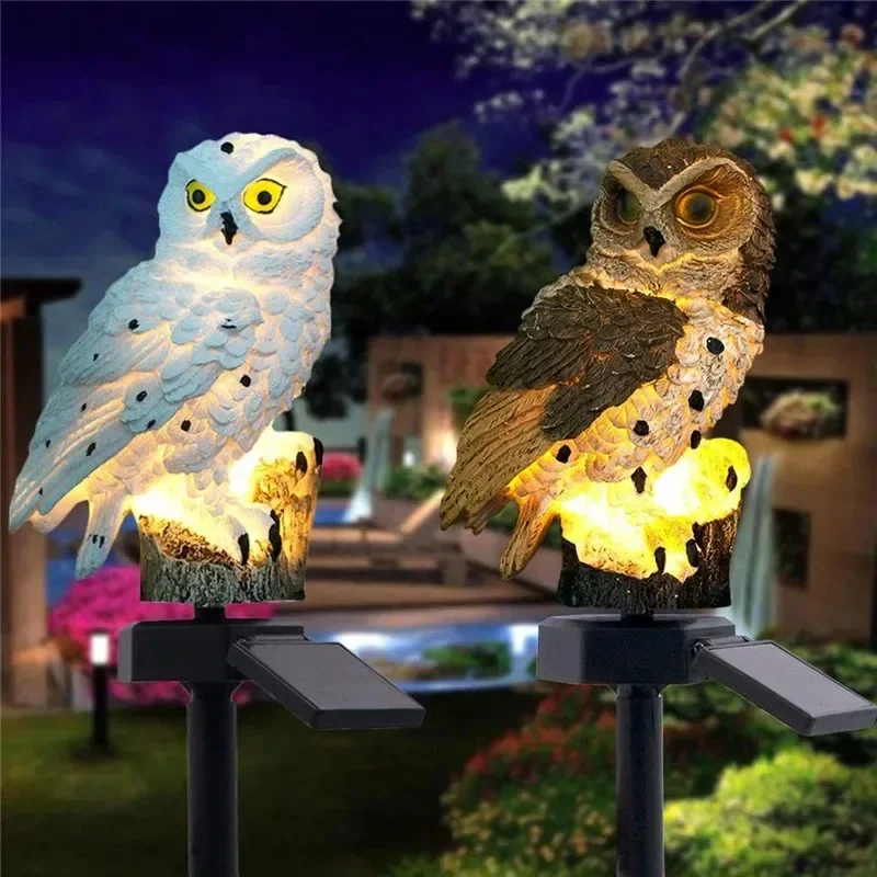 Solar Owl Statue Garden Light  - Model Kit Led recensie en prijs