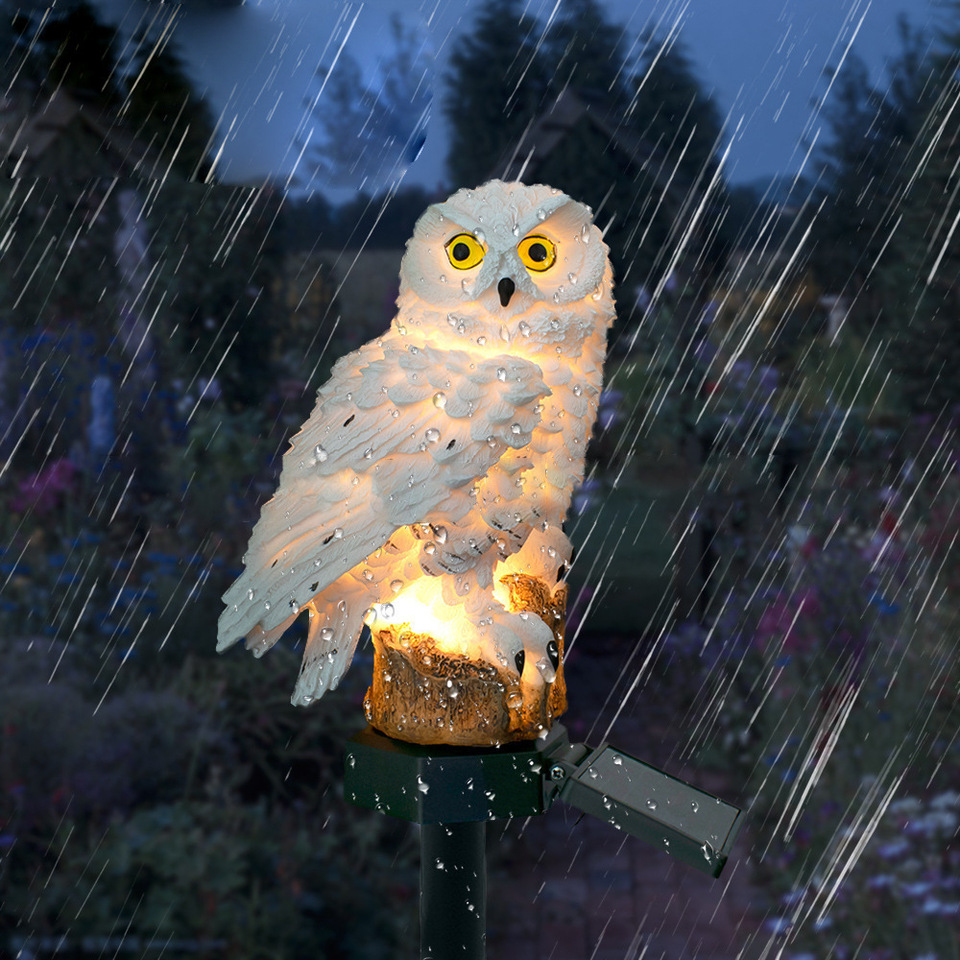 Solar Owl Statue Garden Light  - Model Kit Led recensie en prijs