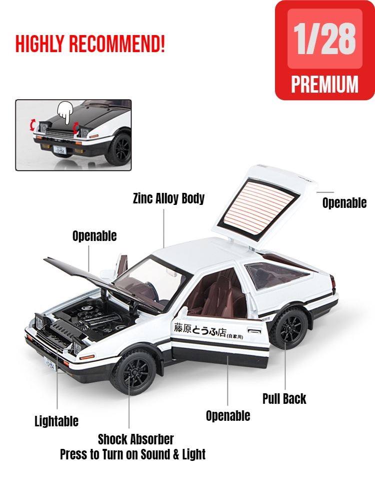 1/32 Initial D AE86 Speelgoeda - Model Kit Initial D recensie en prijs