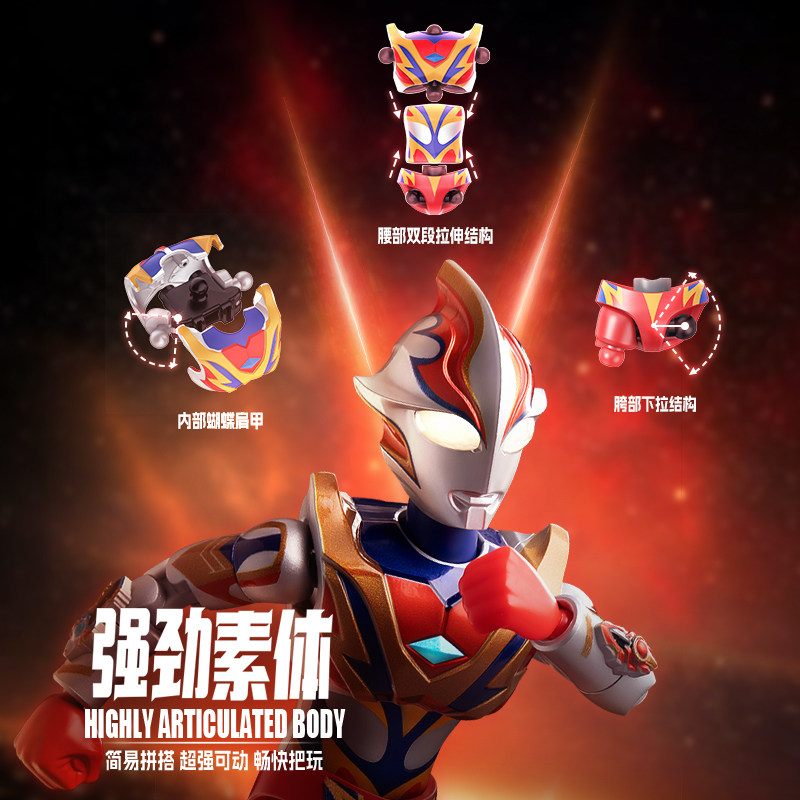 Buluke Ultraman Zero Geassembl - Model Kit Ultraman Zero recensie en prijs