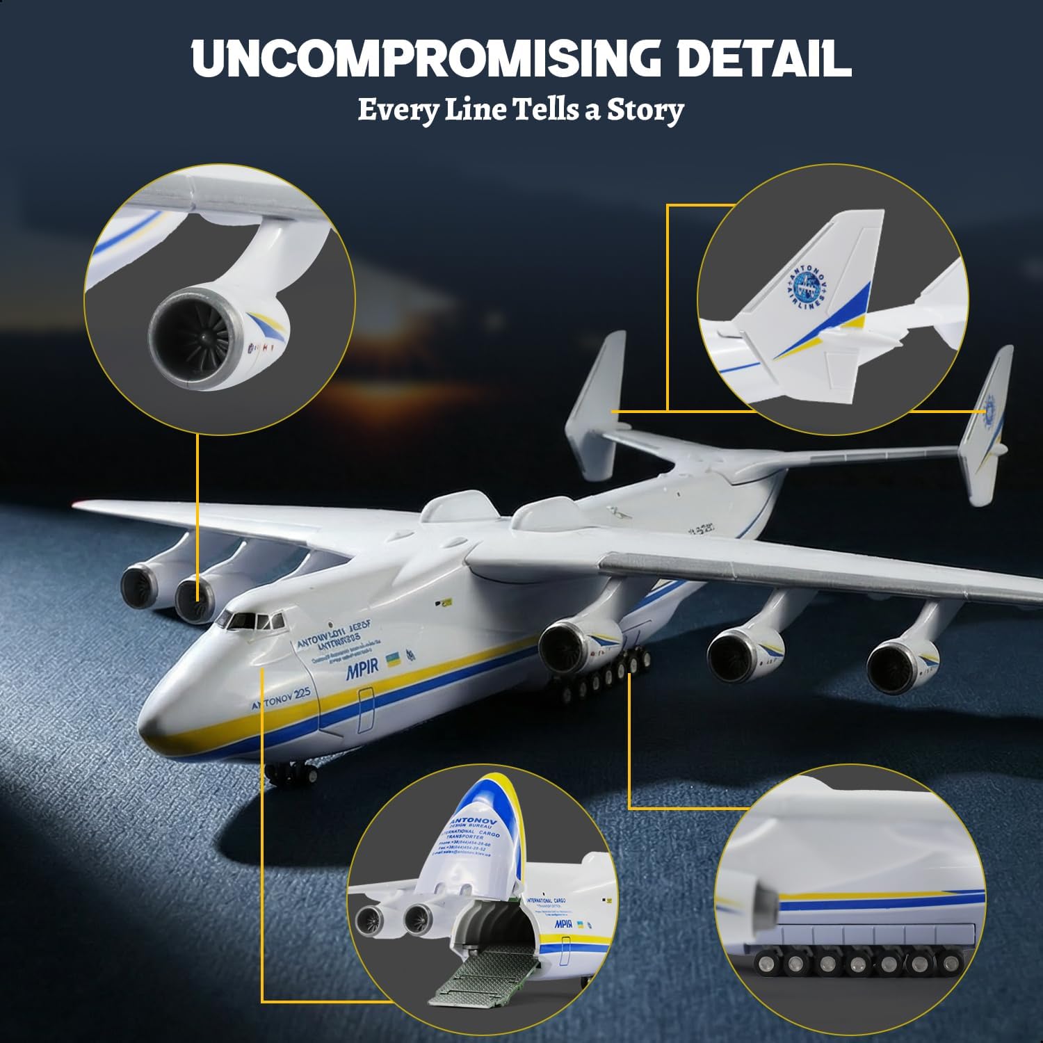 Antonov AN-225 Mriya 1/200 Sch - Model Kit Ukraine recensie en prijs
